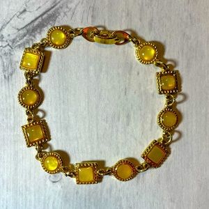 3/$20 Yellow and Gold Tone Bracelet